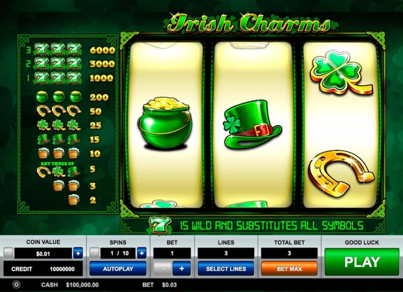 Irish Charms™ game - play for free