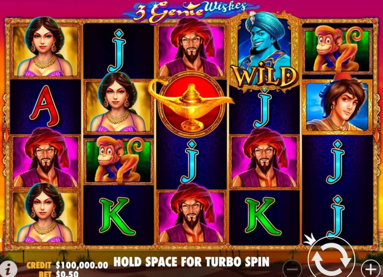 3 Genie Wishes™ game - play for free