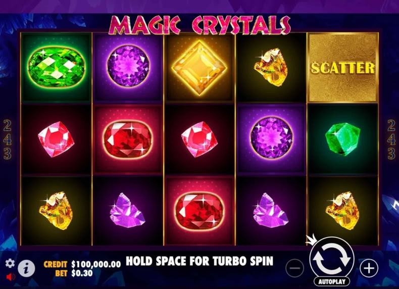 Magic Crystals game - play for free