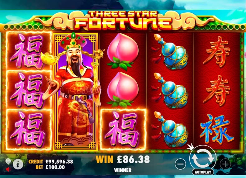Three Star Fortune™ game - play for free