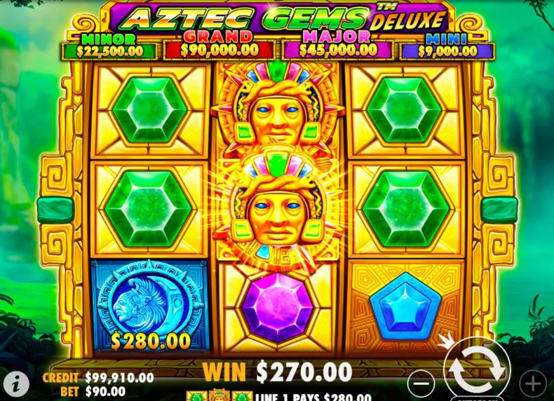 Aztec Gems Deluxe™ game - play for free