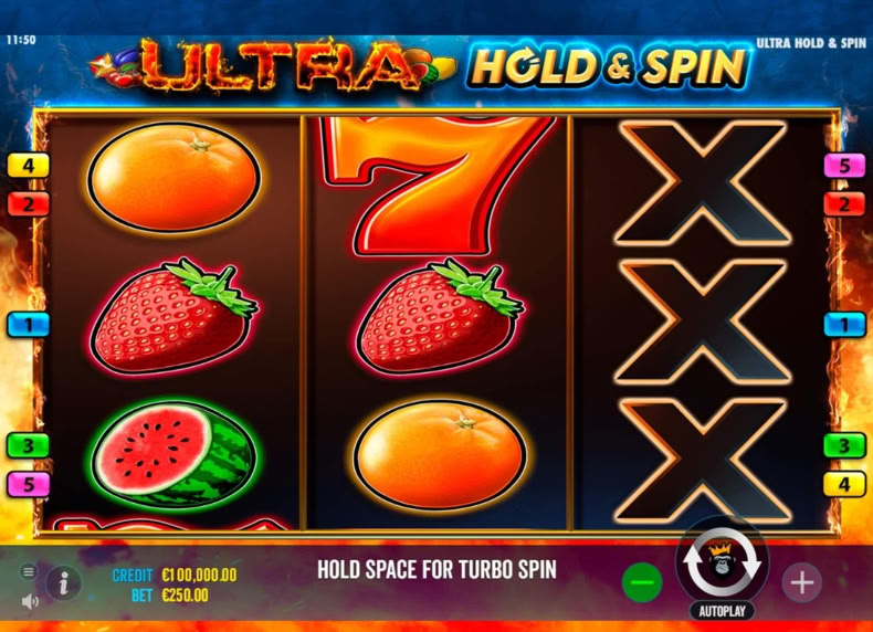 Ultra Hold and Spin™ game - play for free