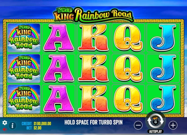 Emerald King Rainbow Road™ game - play for free