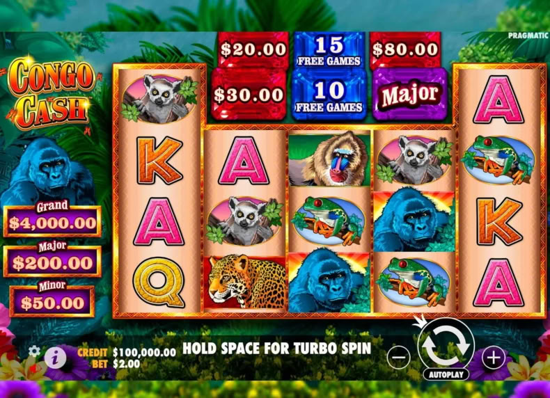 Congo Cash™ game - play for free