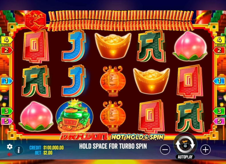Dragon: Hot Hold and Spin™ game - play for free