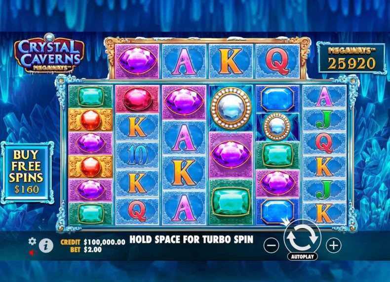 Crystal Caverns Megaways™ game - play for free