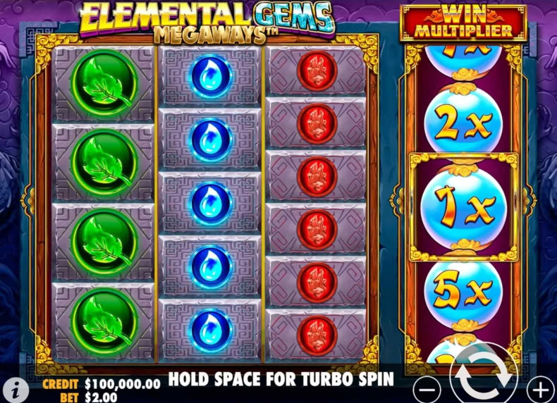 Elemental Gems Megaways™ game - play for free