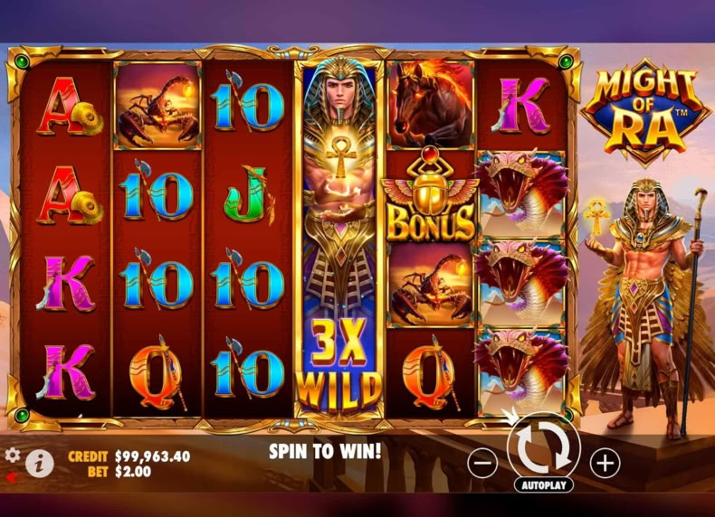 Might of Ra game - play for free