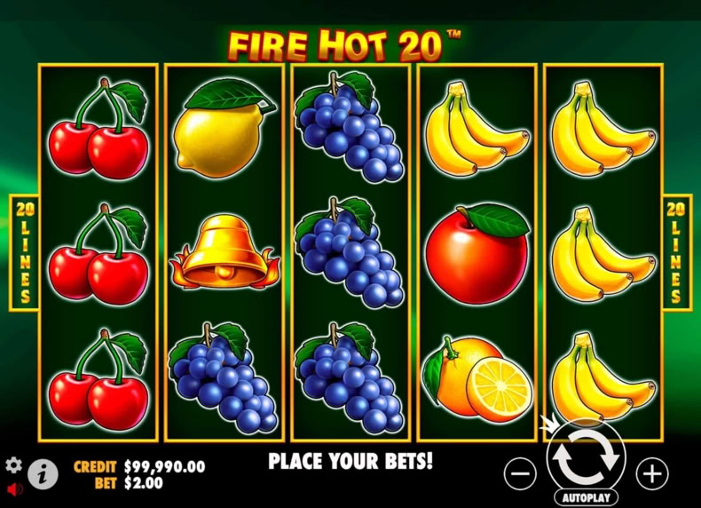 Fire Hot 20 game - play for free