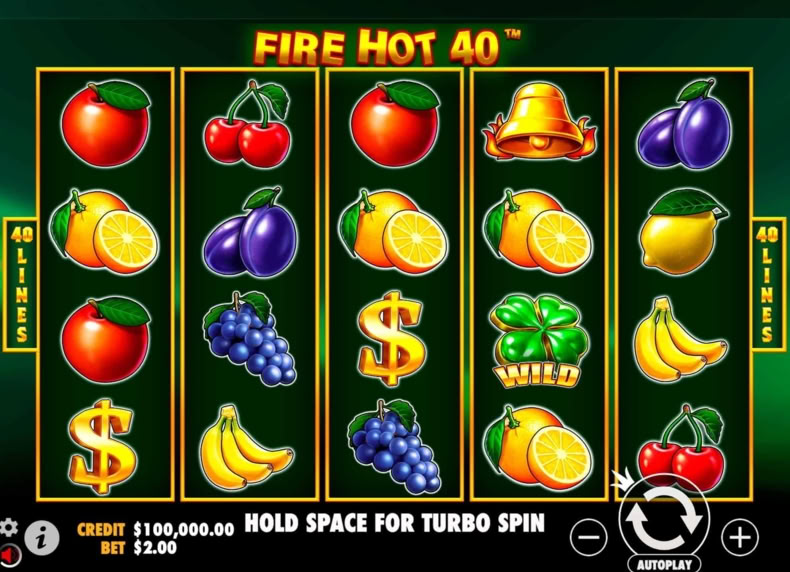 Fire Hot 40 game - play for free