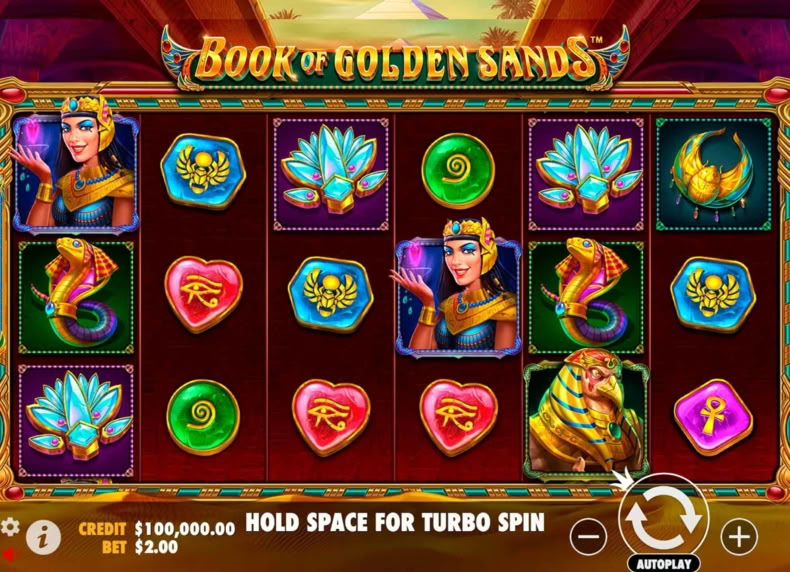 Book of Golden Sands game - play for free