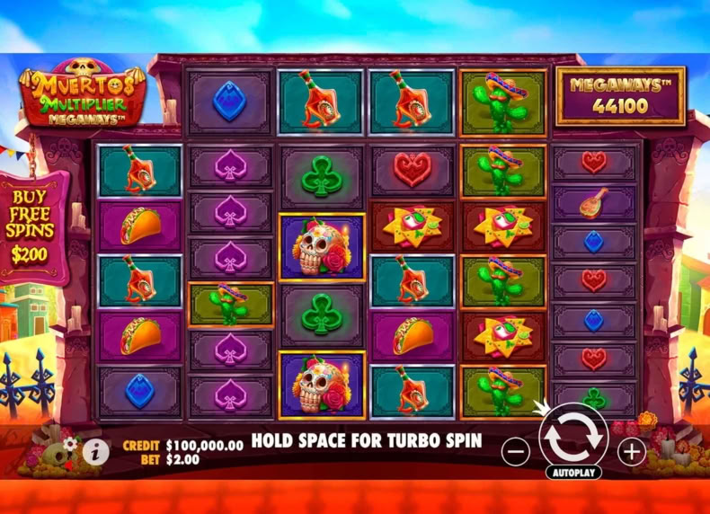 Muertos Multiplier Megaways game - play for free
