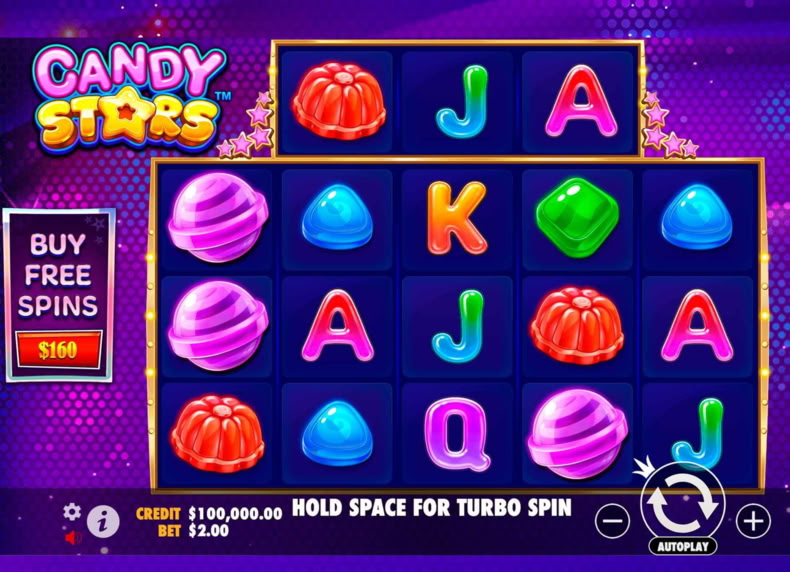Candy Stars game - play for free