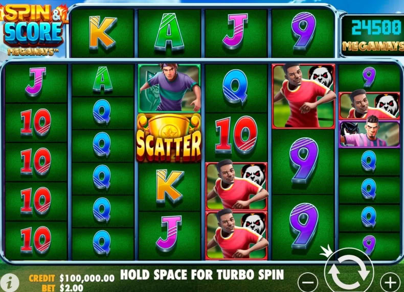 Spin & Score Megaways™ game - play for free