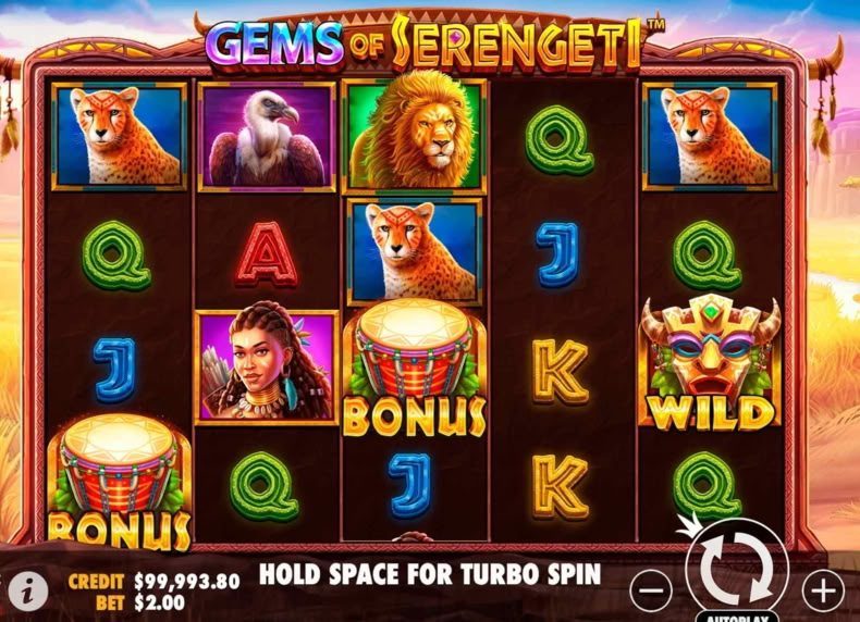 Gems of Serengeti™ game - play for free