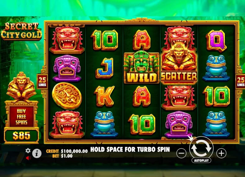 Secret City Gold game - play for free