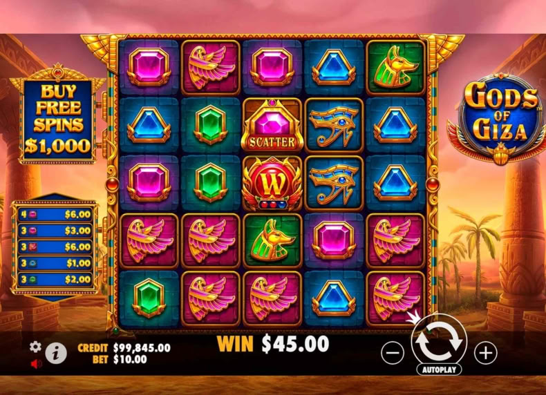 Gods of Giza™ game - play for free