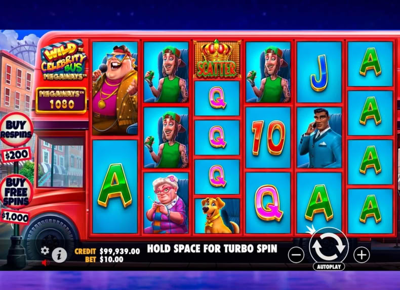Wild Celebrity Bus Megaways™ game - play for free