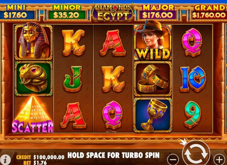 Diamonds Of Egypt™ game - play for free