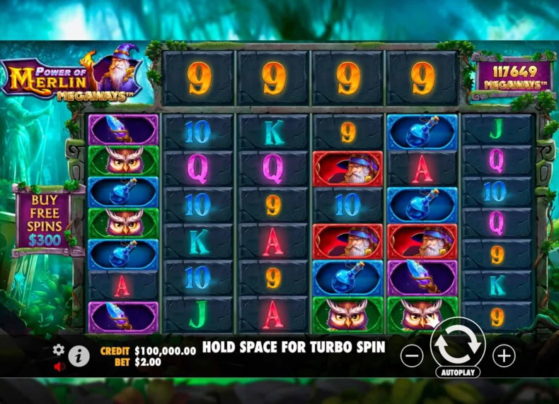 Power of Merlin Megaways™ game - play for free