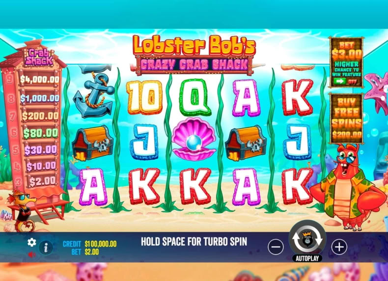 Lobster Bob’s Crazy Crab Shack™ game - play for free