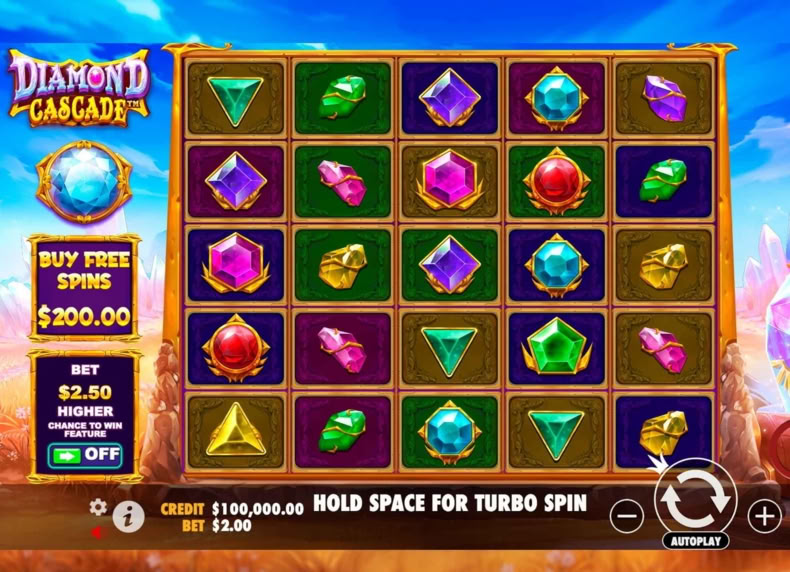 Diamond Cascade™ game - play for free
