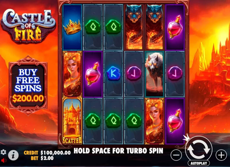 Castle of Fire game - play for free