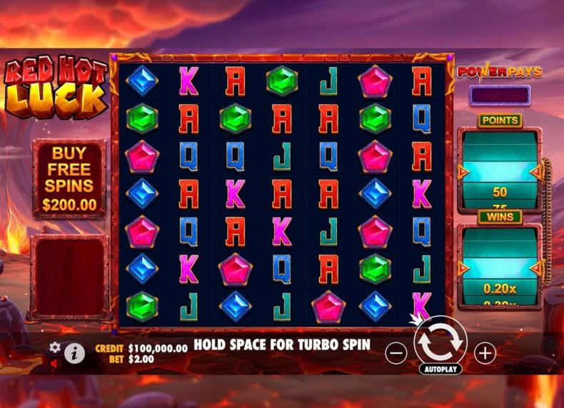 Red Hot Luck game - play for free