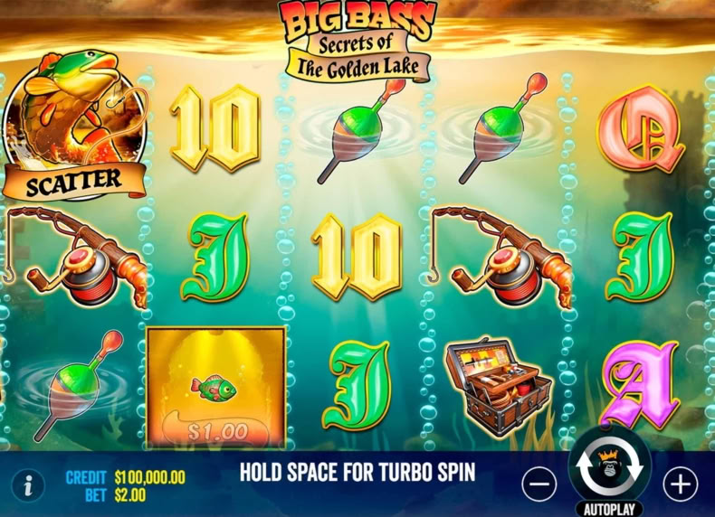 Big Bass Secrets of the Golden Lake game - play for free