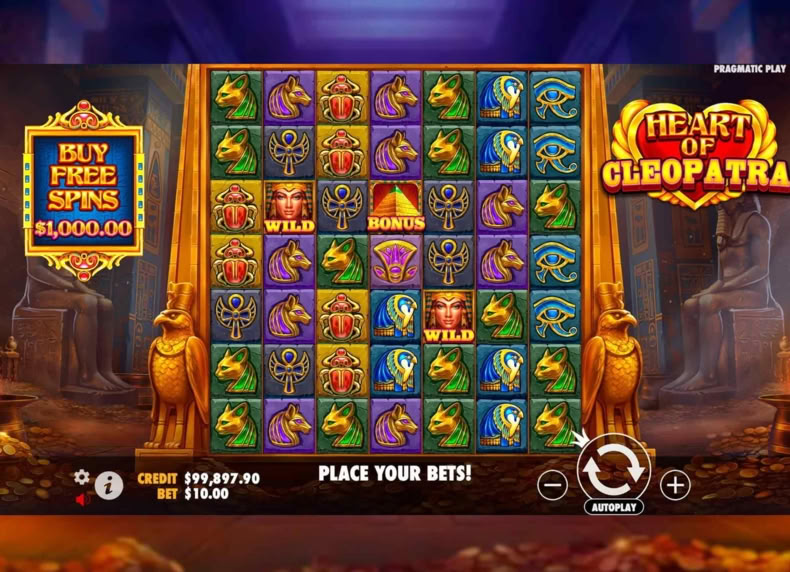 Heart of Cleopatra game - play for free
