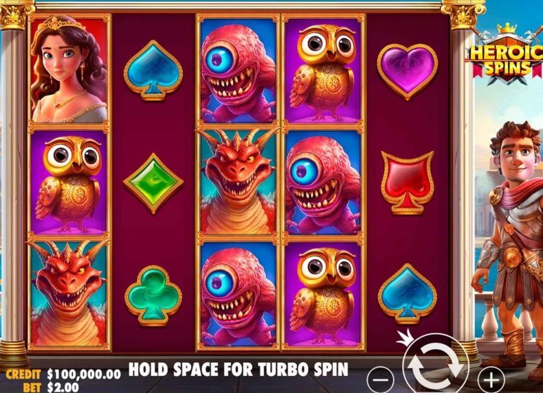 Heroic Spins game - play for free