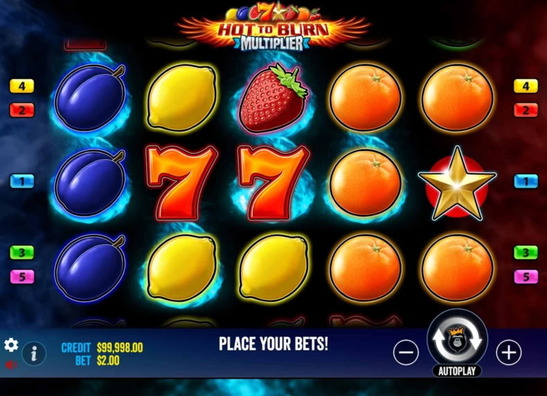 Hot to Burn Multiplier game - play for free