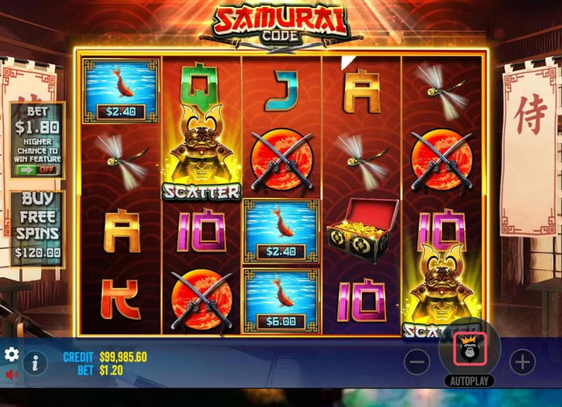 Samurai Code game - play for free