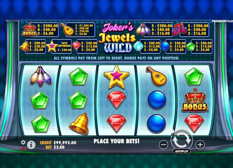 Joker’s Jewels Wild game - play for free