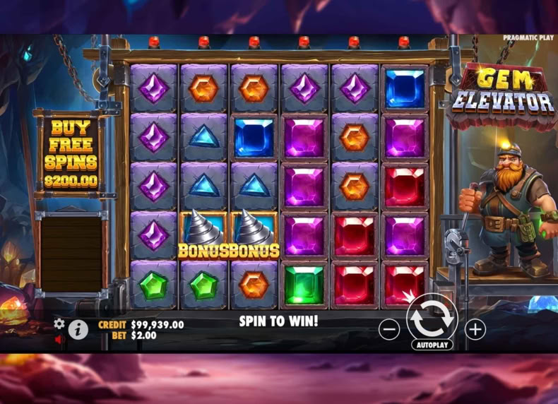 Gem Elevator game - play for free