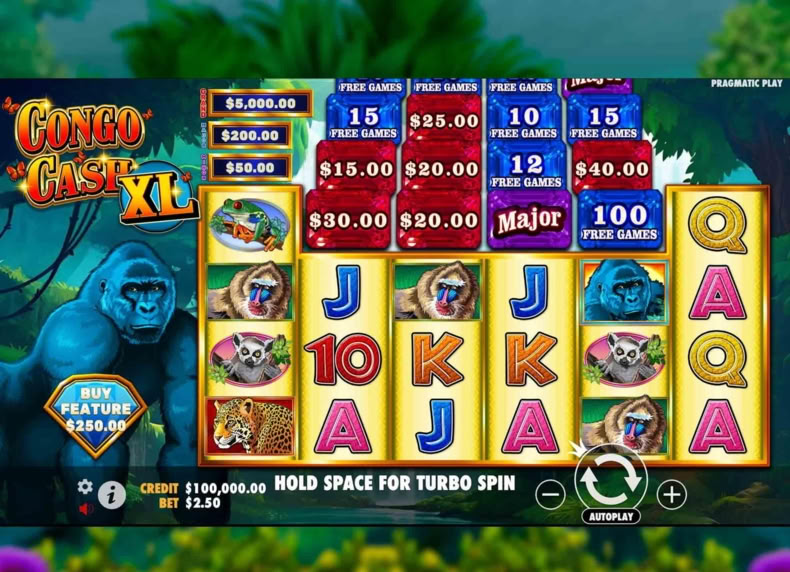 Congo Cash XL game - play for free