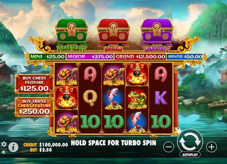 Chests of Cai Shen game - play for free