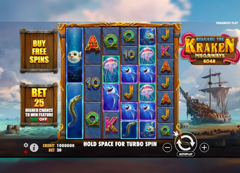 Release the Kraken Megaways™ game - play for free