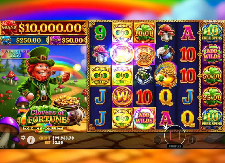 7 Clovers of Fortune game - play for free