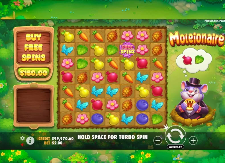 Moleionaire game - play for free