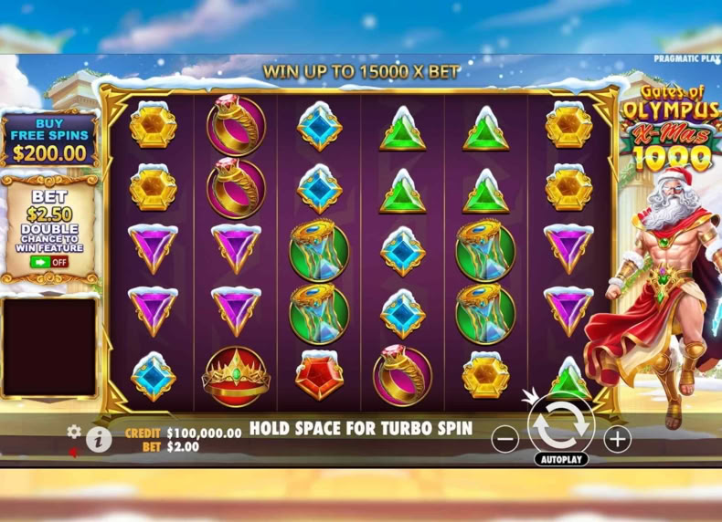 Gates of Olympus Xmas 1000 game - play for free