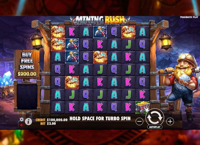 Mining Rush game - play for free