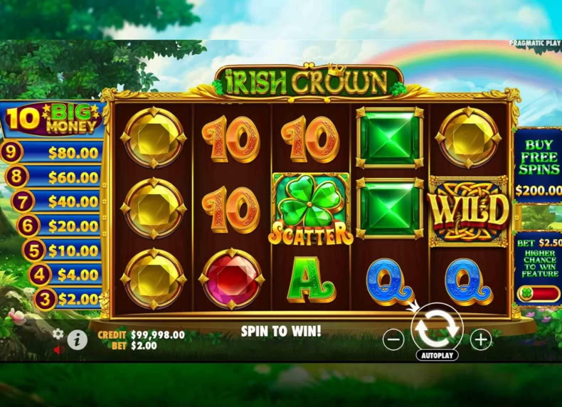 Irish Crown game - play for free