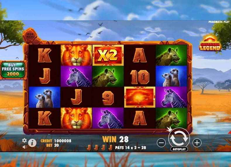 Savannah Legend game - play for free