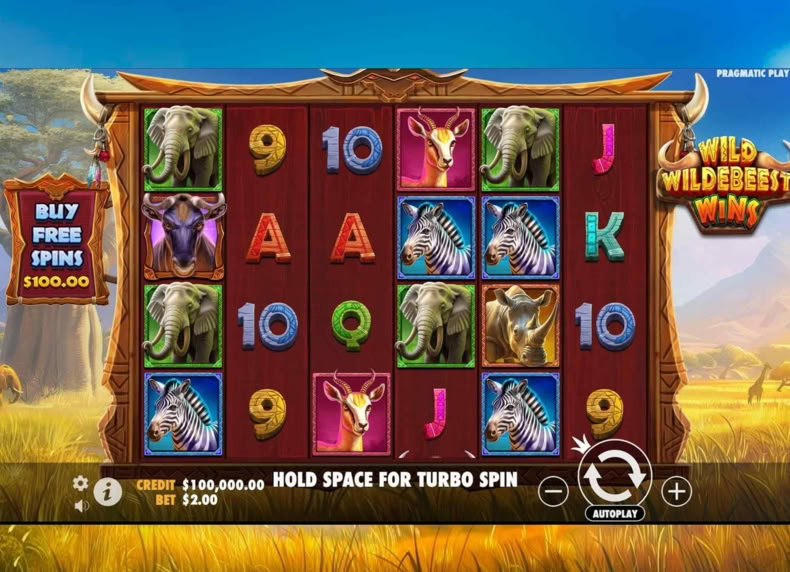 Wild Wildebeest Wins game - play for free