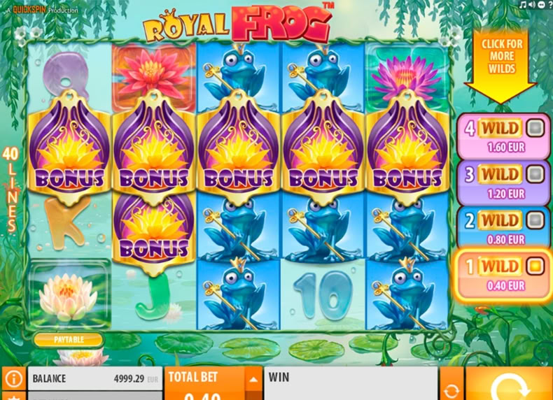 Royal Frog game - play for free