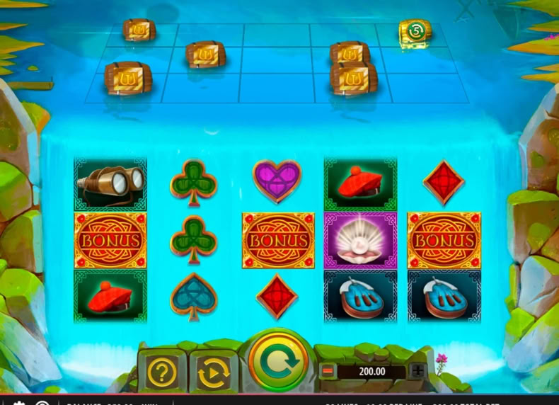 Nessie's Treasure Mega Drop Quest game - play for free