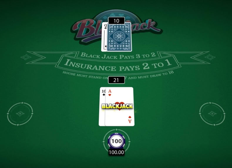 Blackjack game - play for free