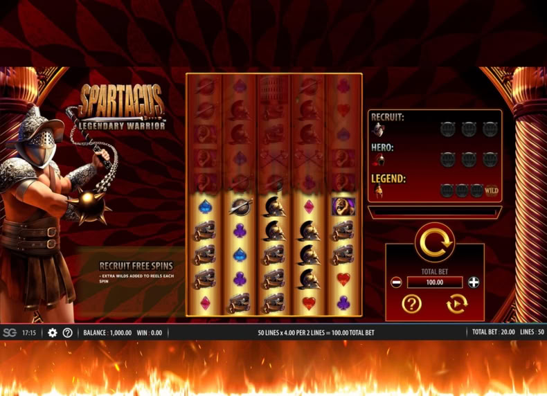 Spartacus Legendary Warrior game - play for free