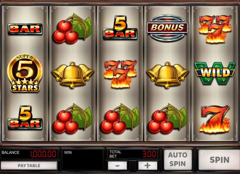 Super 5 Stars game - play for free